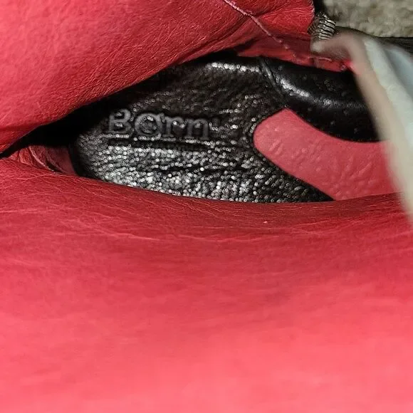 Born Black Leather Women's Boots Size 7.5 - Picture 13 of 15